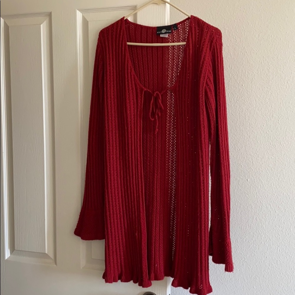 Long over sweater